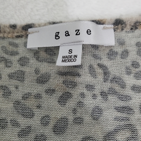 𝅺leapord Print Super Soft Rouched Top - Picture 4 of 10